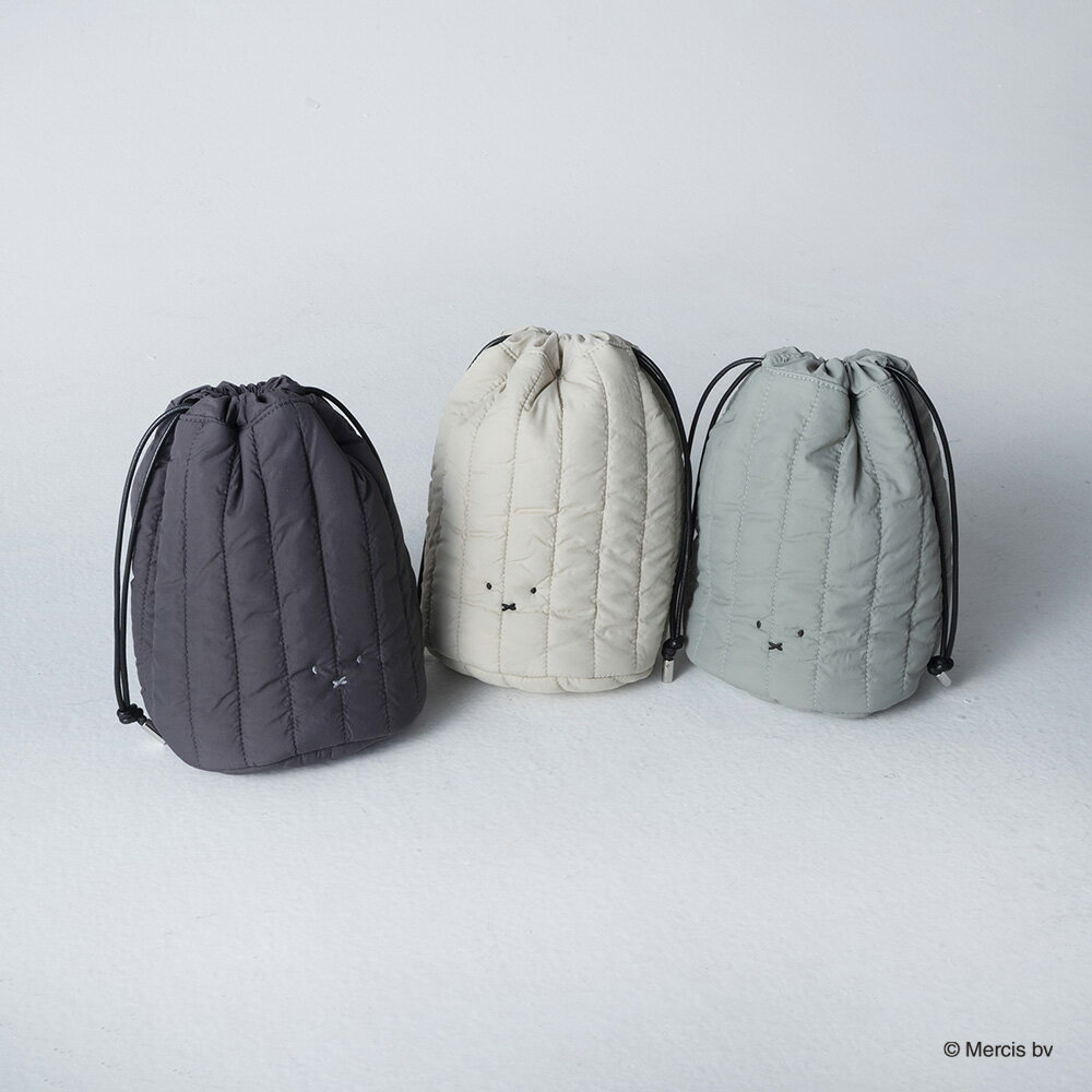 2025秋冬新作!【Dick Bruna】DB / キルティング巾着トート（3色）ディックブルーナ miffy 巾着バッグ コンシェルジュ楽天市場店 ヘミングス　ギフトのサムネイル