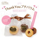 プチギフト 退職　Thank youプチバウム1個（チョコバウム1個入り） ※賞味期限2024年6月25日　プチギフト おしゃれ 退職 産休 バウムクーヘン 大口 大量 OK