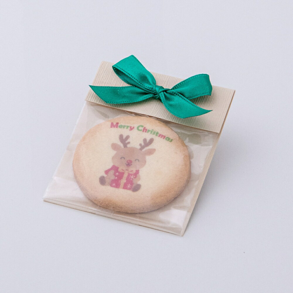 クリスマスクッキー　 プリントクッキー　クリスマスA　トナカイ（単品）　※クリス...