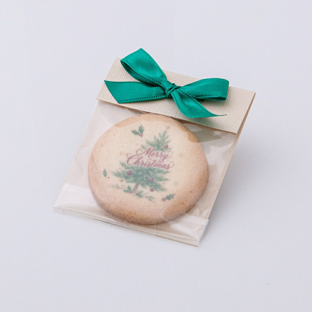 クリスマスクッキー　 プリントクッキー　クリスマスB　ツリーb（単品）　※クリス...