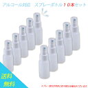 【10本セット 送料無料】 スプレーボトル50ml スプレー容器 小分け ボトル 詰替え容器 50ml アルコール対応 フィンガースプレーヤー アトマイザー 小...
