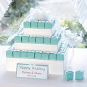 プチギフト セルリアンブルー44個セット 送料無料 結婚式 かわいい 結婚式 ウェディング ブライダル パーティー お菓子 かわいい 名入れ