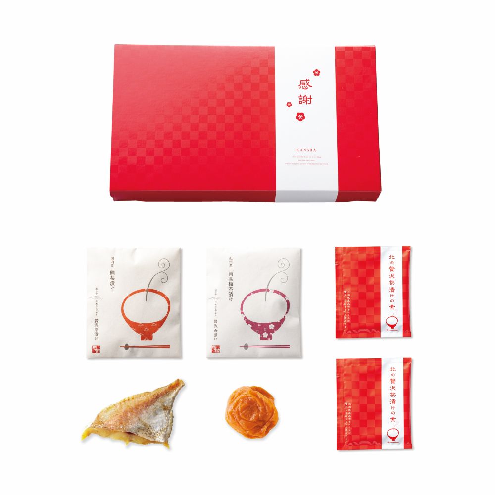 Rakuten - 食品 ギフト 逸品茶漬け 鯛＆梅干しC　 結婚式 二次会 産休 退職 御礼 ウェディング 引出物 引菓子 プラスワンギフト お茶漬け