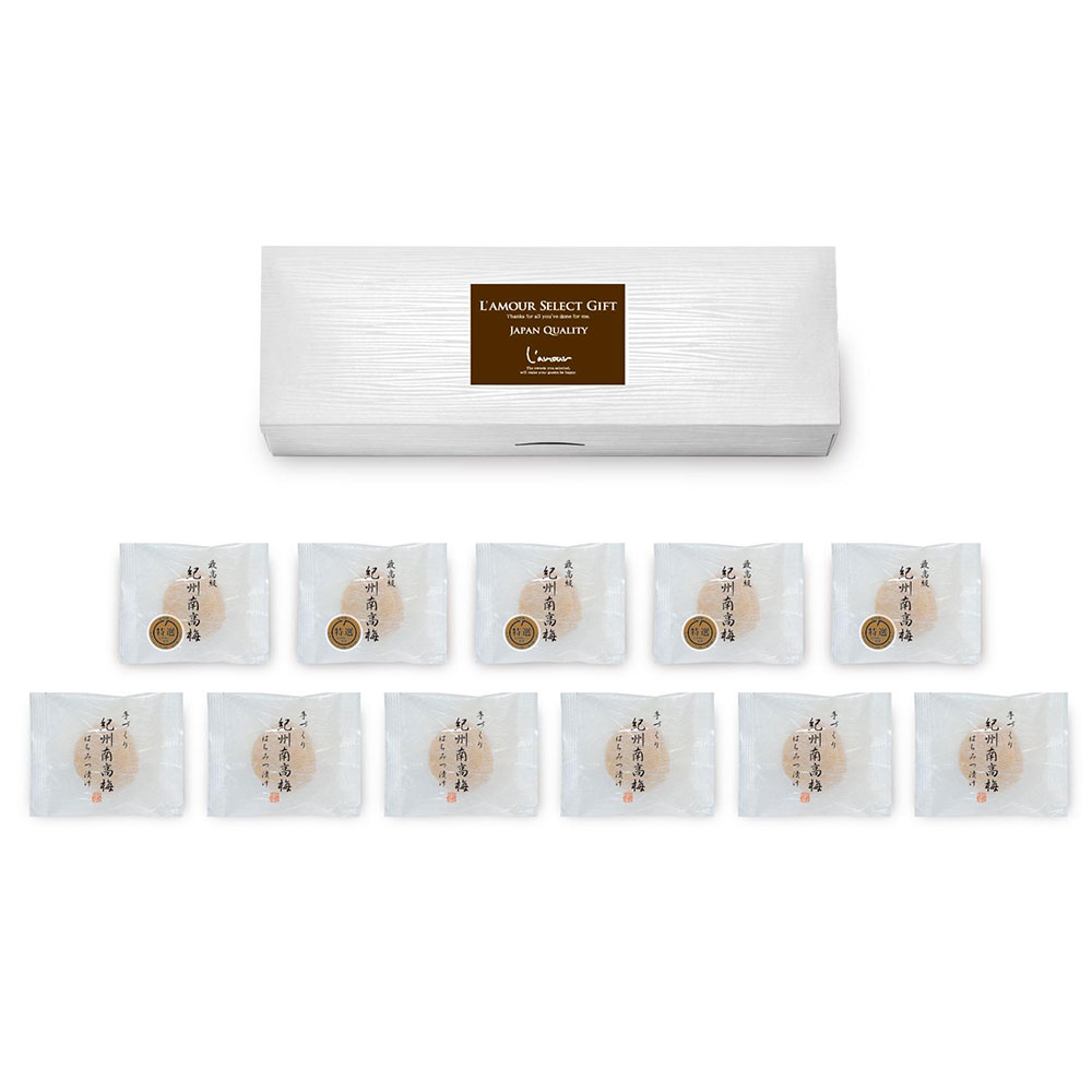 Japan Quality 特選＆はちみつ漬け紀州南高梅セット15A 内祝 お返し 結婚式 ギフト 御礼 プラスワンギフト 縁起物 梅干し