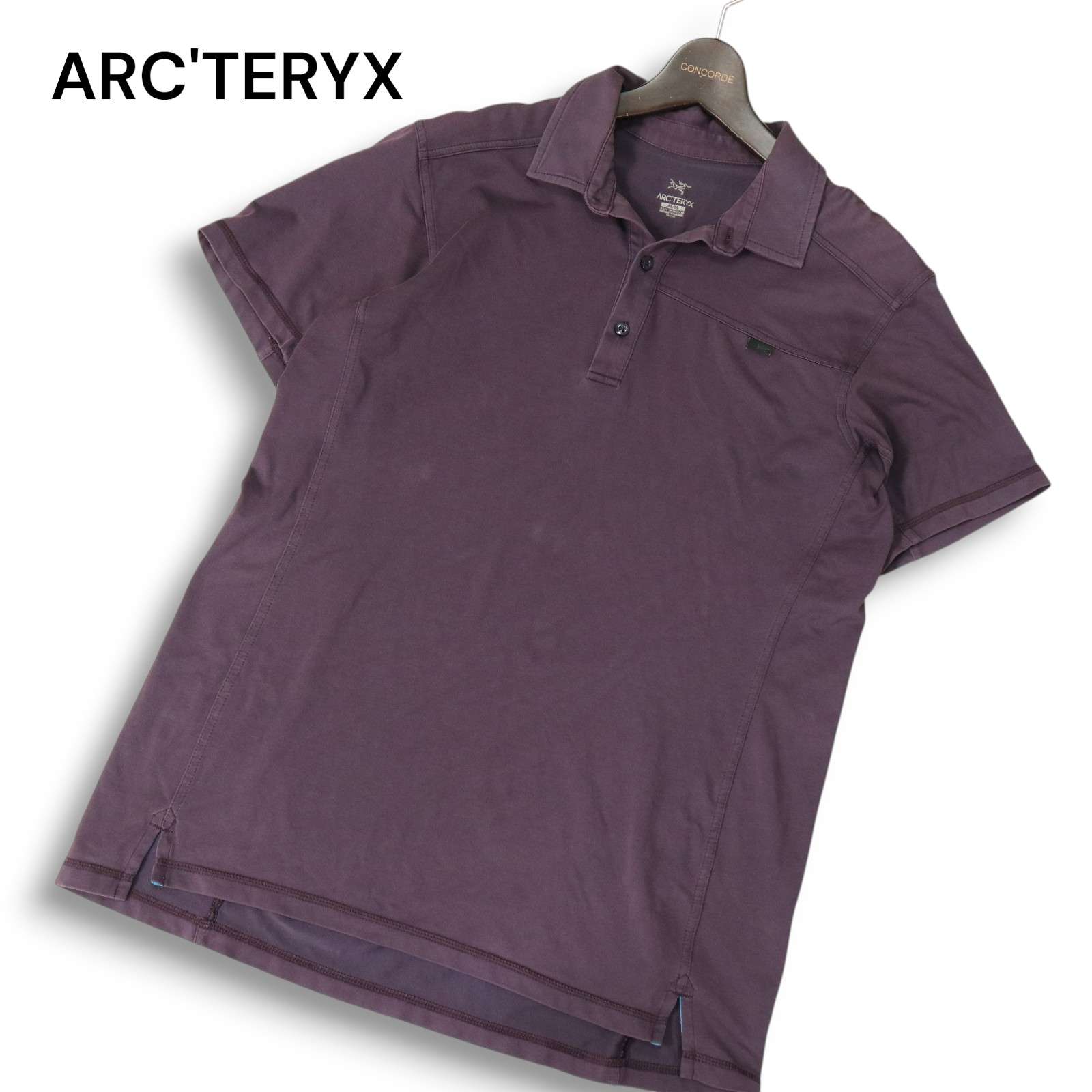 ARC'TERYX アークテリクス 春夏 ストレッチ★ 半袖 パフォーマンス ポロシャツ Sz.M メンズ アウトドア