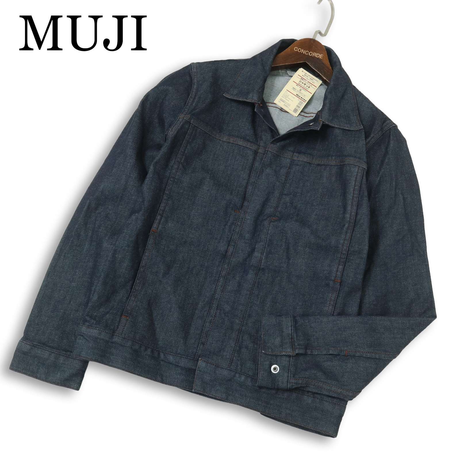 新品 未使用 無印良品 MUJI アンコンジャケット リネン100% 紺 L MUJI 無印良品 リネン100％ テーラードジャケット ネイビー S 麻 紺