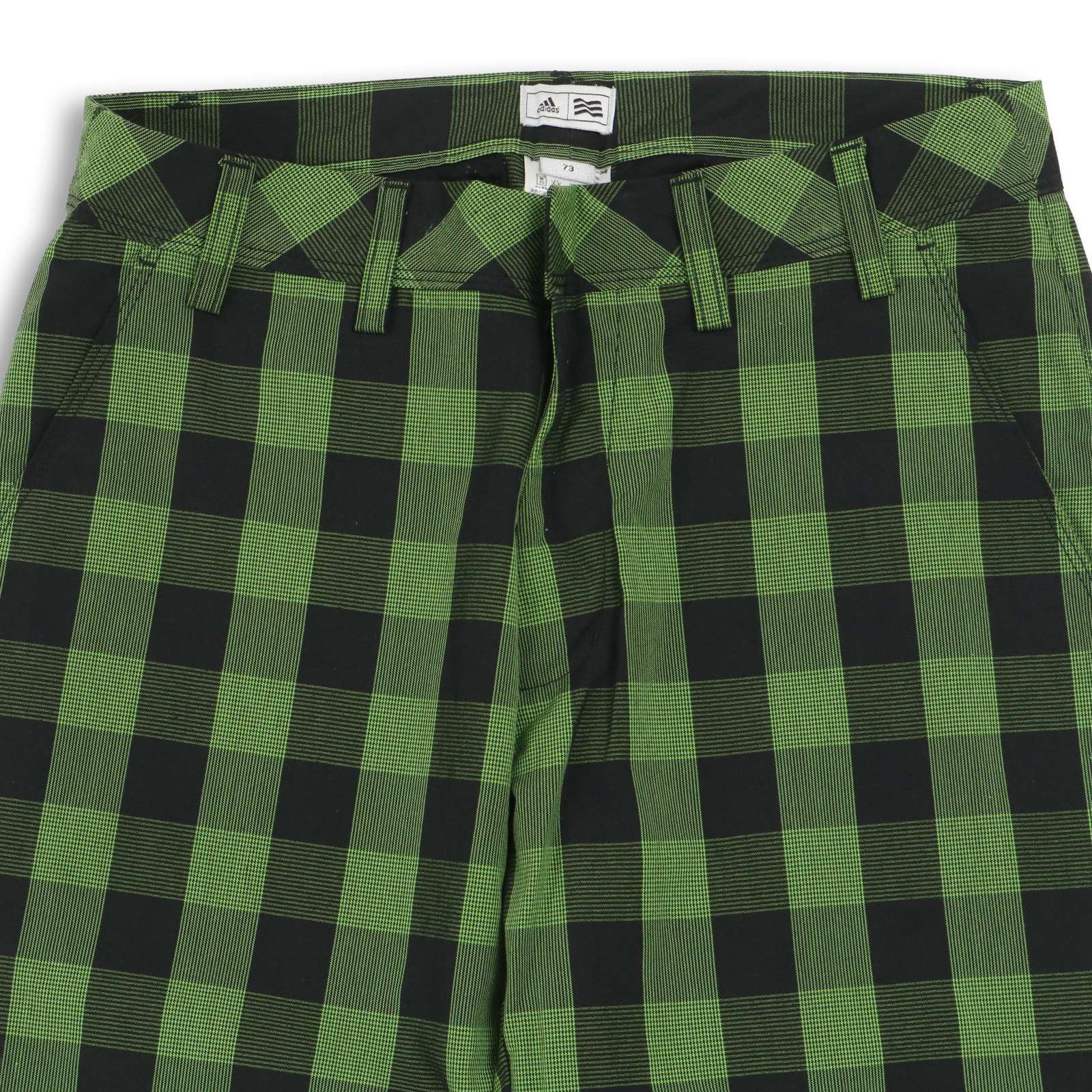 adidas GOLF アディダス ゴルフ 通年★ ストレッチ チェック スラック パンツ Sz.73...