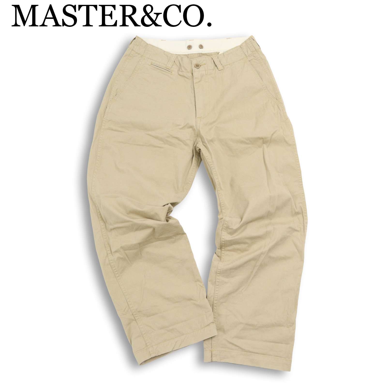 楽天市場】master&co．(マスターアンドコー) ベルト付きチノパンの通販