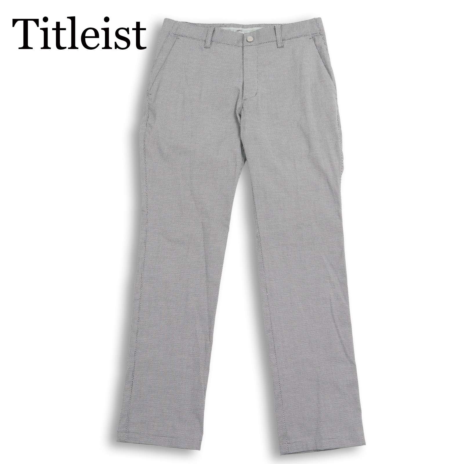Titleist タイトリスト ゴルフ 通年★ ストレッチ 総柄 スリム スラックス パンツ Sz.M メンズ