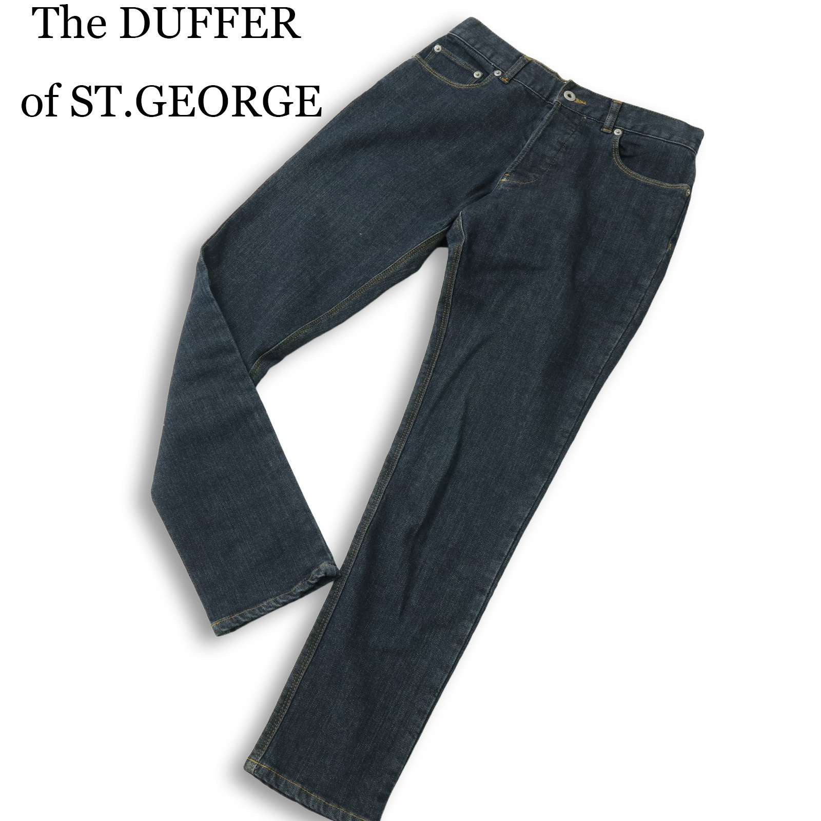 メンズファッション 【25SS】DUFFER ダファー 麻混ストレッチ 2タック 
