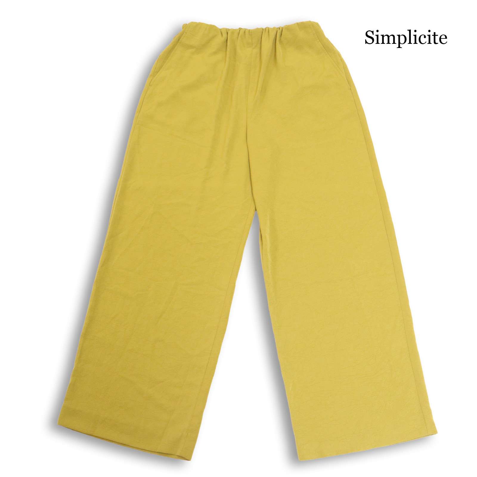 Simplicite シンプリシテェ 春夏★ ワイド イージーパンツ Sz.F レディース