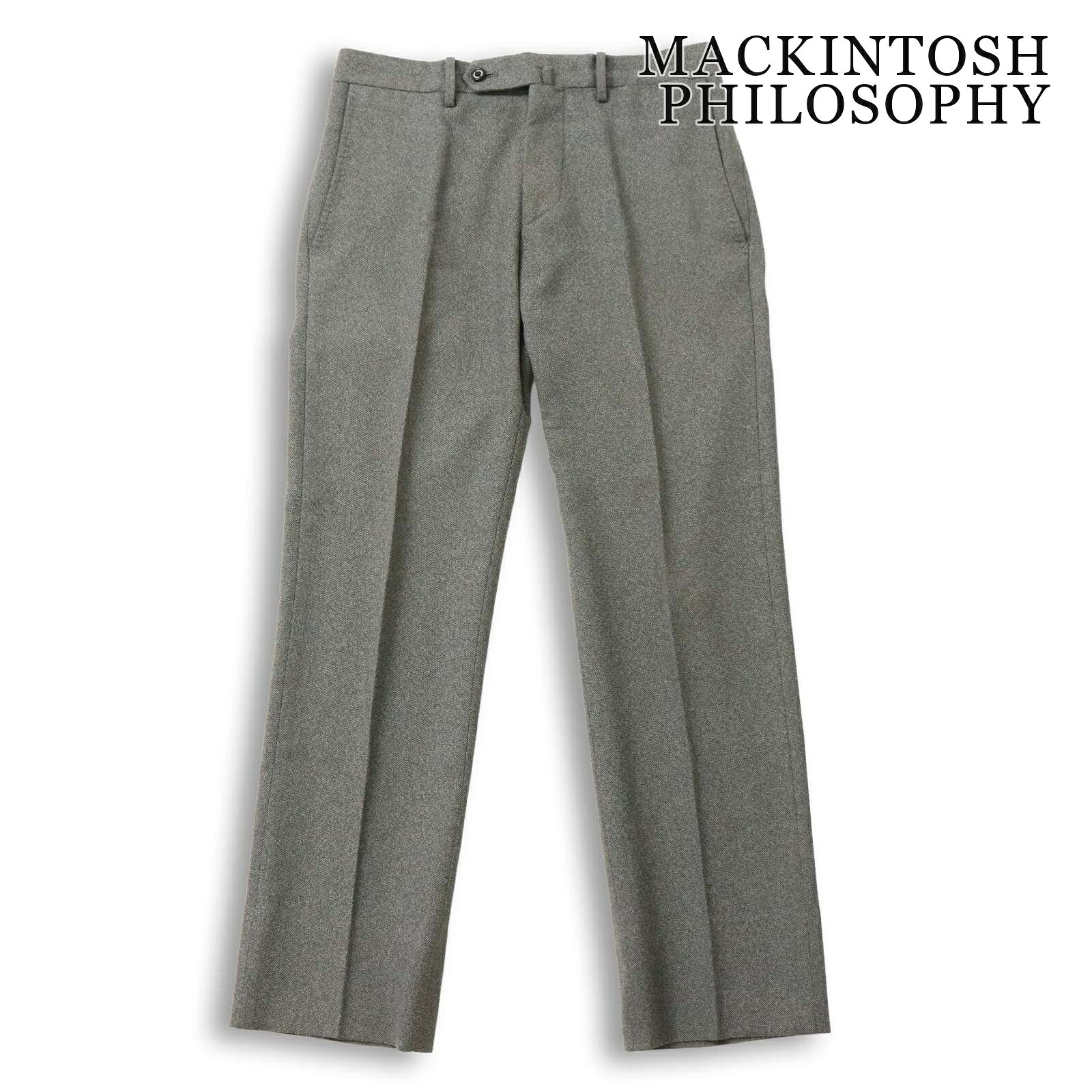 MACKINTOSH PHILOSOPHY マッキントッシュフィロソフィー 通年 TROTTER TROUSERS ストレッチ スラックス パンツ Sz.36 メンズ