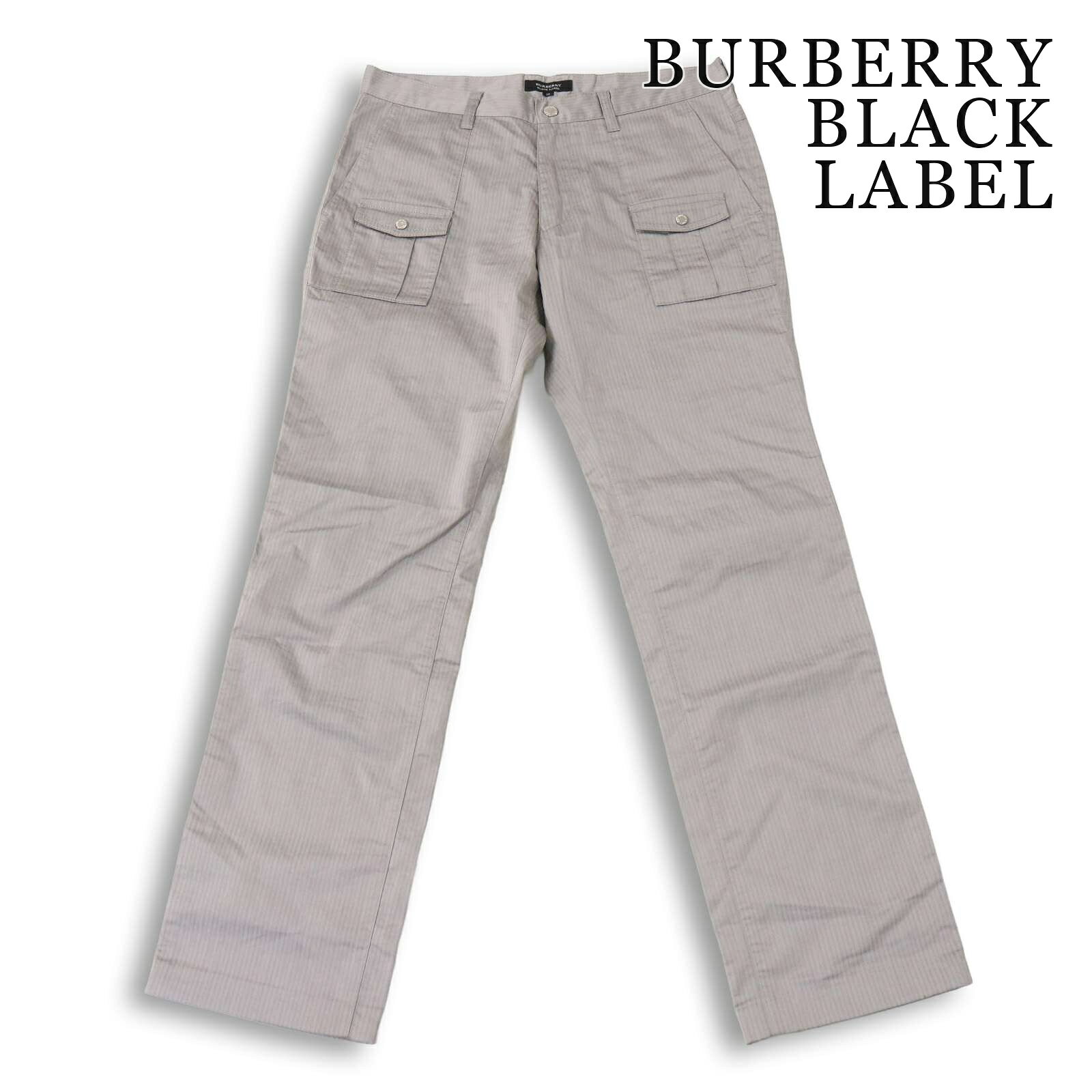 BURBERRY BLACK LABEL バーバリー ブラックレーベル ホース刺繍 ヘリンボーン ストライプ ストレッチ パンツ concordestore-10064456 コンコルドストア 楽天市場店 パッケージ画像