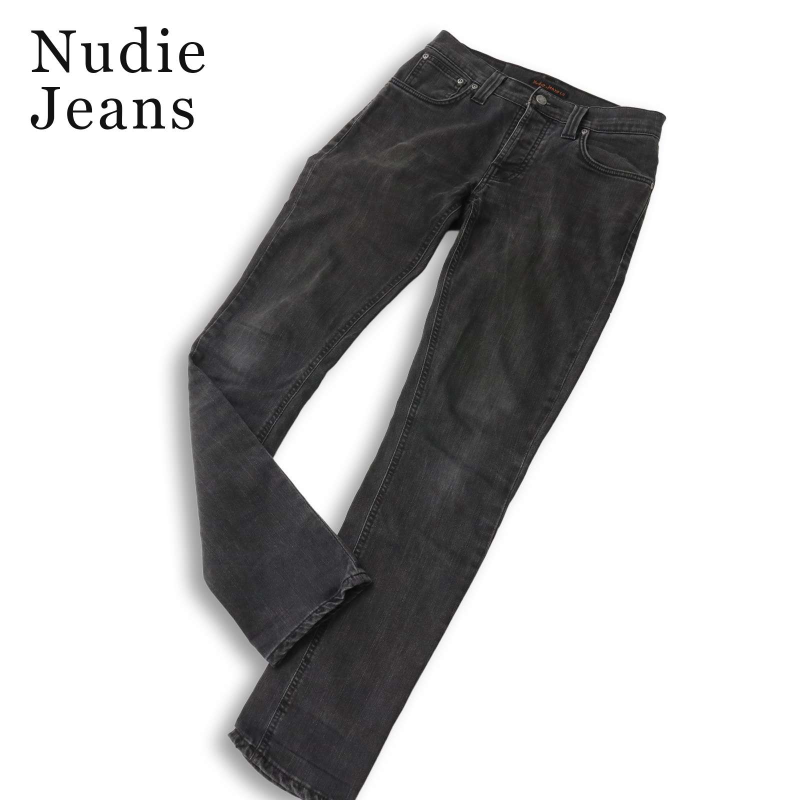 イタリア製 Nudie Jeans ヌーディージーンズ【GRIM TIM】 ストレッチ USED加工 スリム デニム パンツ ジーンズ Sz.29 メンズ