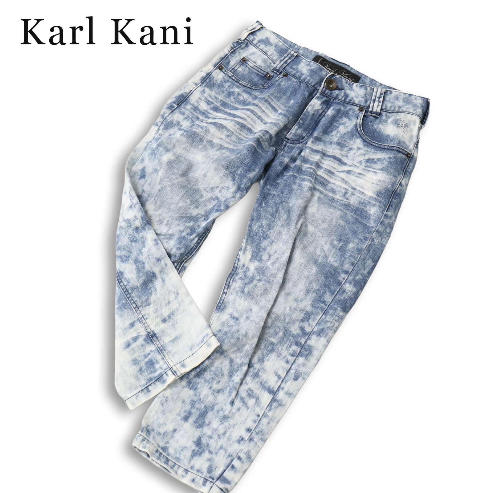 大きいサイズ キングサイズ ビッグサイズ メンズ KARL KANI デニム 