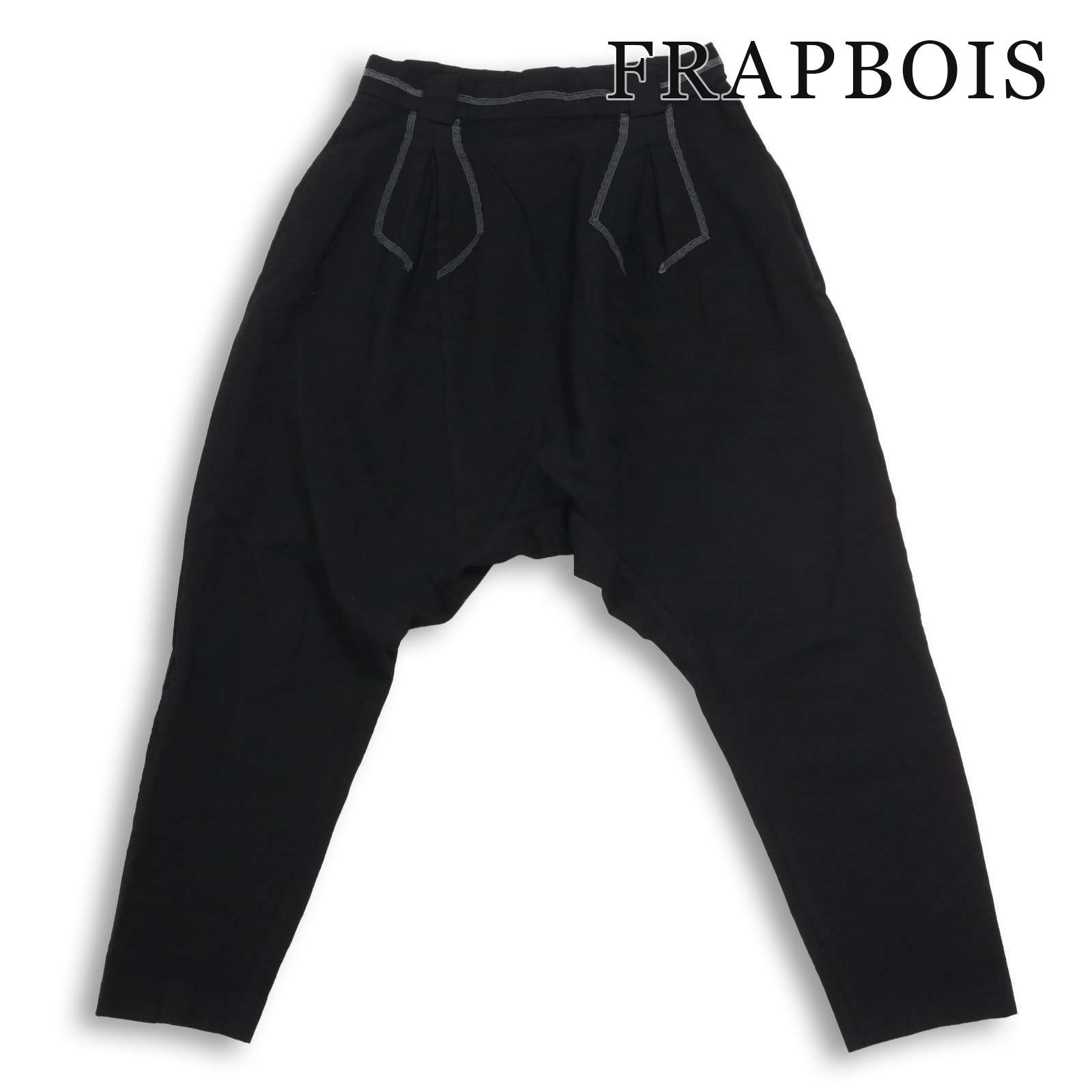 古着 フラボア frapboisダーツサルエルパンツ ブラック 楽天市場】FRAPBOIS サルエルの通販