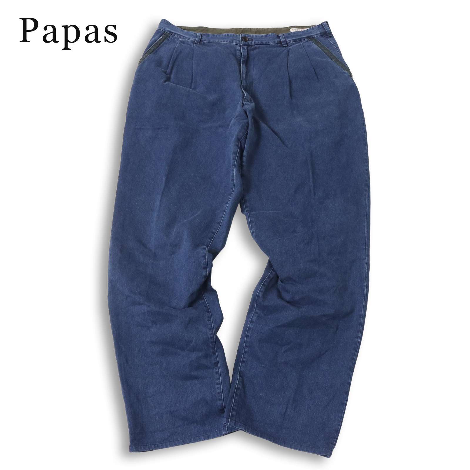 新品 タグ付き 定価38500 パパス PAPAS チノパン L 新品 タグ付き 定価