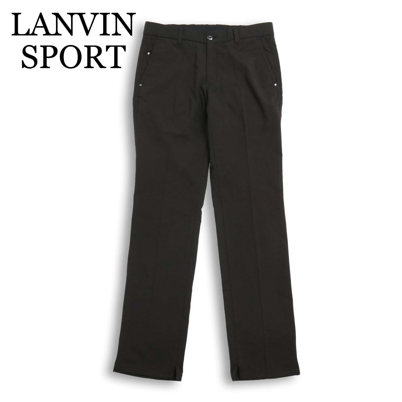 LANVIN SPORT ランバン スポーツ ゴルフ 通年★ ストレッチ チェック スラックス パンツ 日本製 Sz.79 メンズ ブランド LANVIN SPORT サイズ・実寸 [サイズ表記] 79 【実寸】 ウエスト： 約40.5 cm 股上： 約23.0 cm 股下： 約82.0 cm 裾幅： 約19.0 cm ワタリ： 約29.5 cm ※採寸は平置きで計測しております。 ※必ず実寸をご確認の上、ご入札ください。 ※多少の誤差はご了承ください。 コンディション [状態ランク] B [状態]目立った傷や汚れは無く問題なくご着用頂けます。 S 新品・未使用品 SA 新品 A 極めて美品・使用感のほとんどない中古品 B 美品・目立つ傷や汚れなどがない比較的綺麗な中古品 C 中古品・わずかな使用感や傷、汚れなど D 少々状態の悪い中古品・目立つ傷や使用感、汚れなど E 状態の悪い中古品・経年劣化以外の傷や汚れが目立つ ※中古をご理解いただける方のみご入札をお願いいたします。 コメント 大変オススメ商品ですので、ぜひともご検討くださいませ。 C6B02871