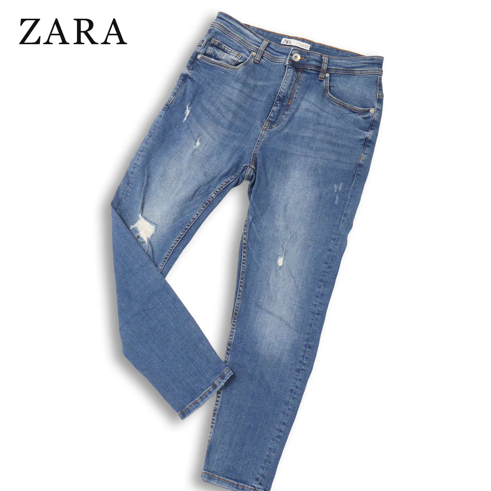 楽天市場】zara ダメージ デニム（メンズファッション）の通販