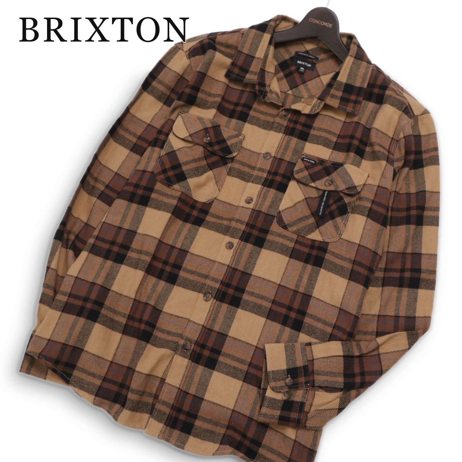 楽天市場】brixton 長袖シャツの通販