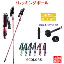 ハイキングポール 折り畳み 【2本セット】 アウトドア 登山ストック 登山用スティック 長さ調整可能 登山杖 軽量 LB-168 区分60Y