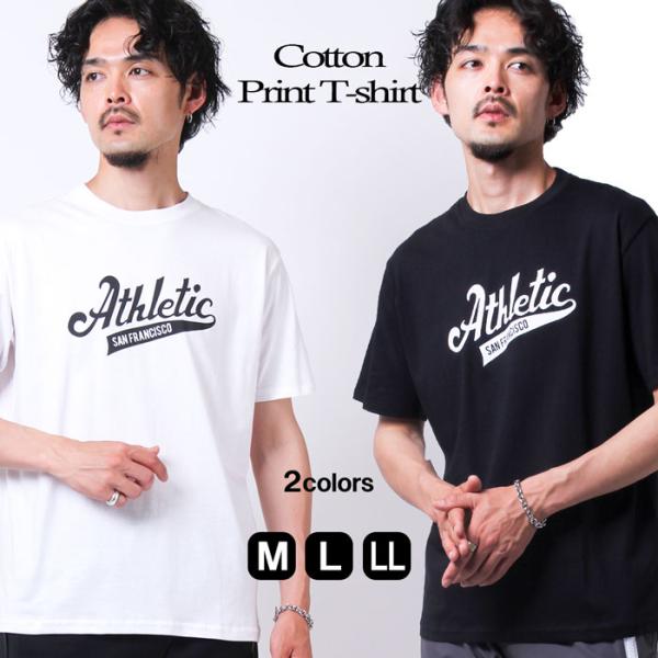 乐天商城 - Tシャツ メンズ 半袖tシャツ アメカジ tシャツ メンズファッション 夏 tシャツ メンズ トップス カットソー おしゃれ かっこいい クルーネック プリントTシャツ