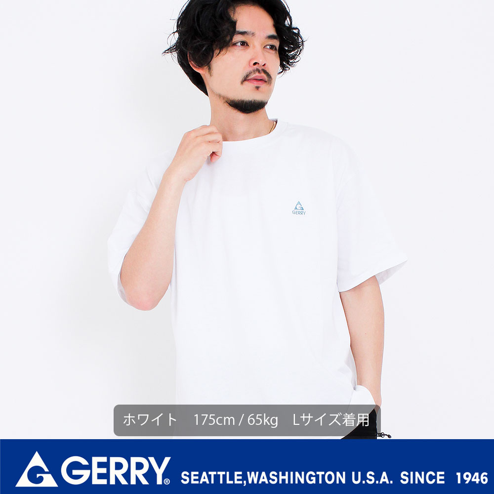 GERRY ジェリー メンズ 半袖Tシャツ 半袖 丸首 シンプル 無地 ワンポイント 定番 コットン ブランド ロゴ 刺繍 プリント クルーネック ゆったり スポーツ アウトドア キャンプ レジャー 男女兼用 大きいサイズ プレゼント 猛暑 酷暑 暑さ対策 涼しい 10代 20代 30代 40代 condor19-10000298 Condor19 楽天市場店 サンプル画像3