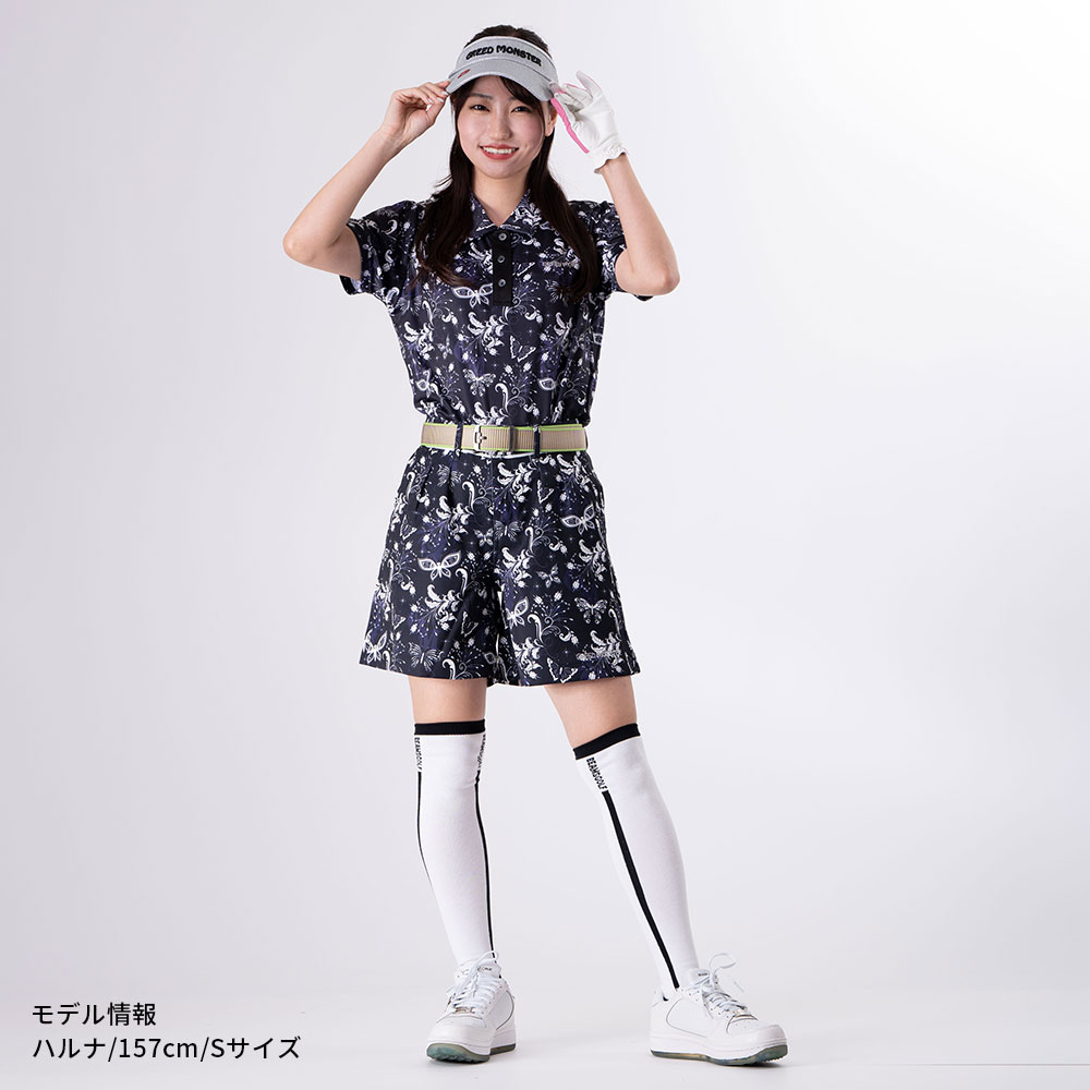 【送料無料】ゴルフウェア レディース スカパン スカート ショートパンツ 膝上 ブランド 総柄 コーデ 新作 人気 カワイイ ゴルフ速乾 セットアップ カジュアル 春 夏 秋 冬 20代 30代 40代 50代 おしゃれ グリモン