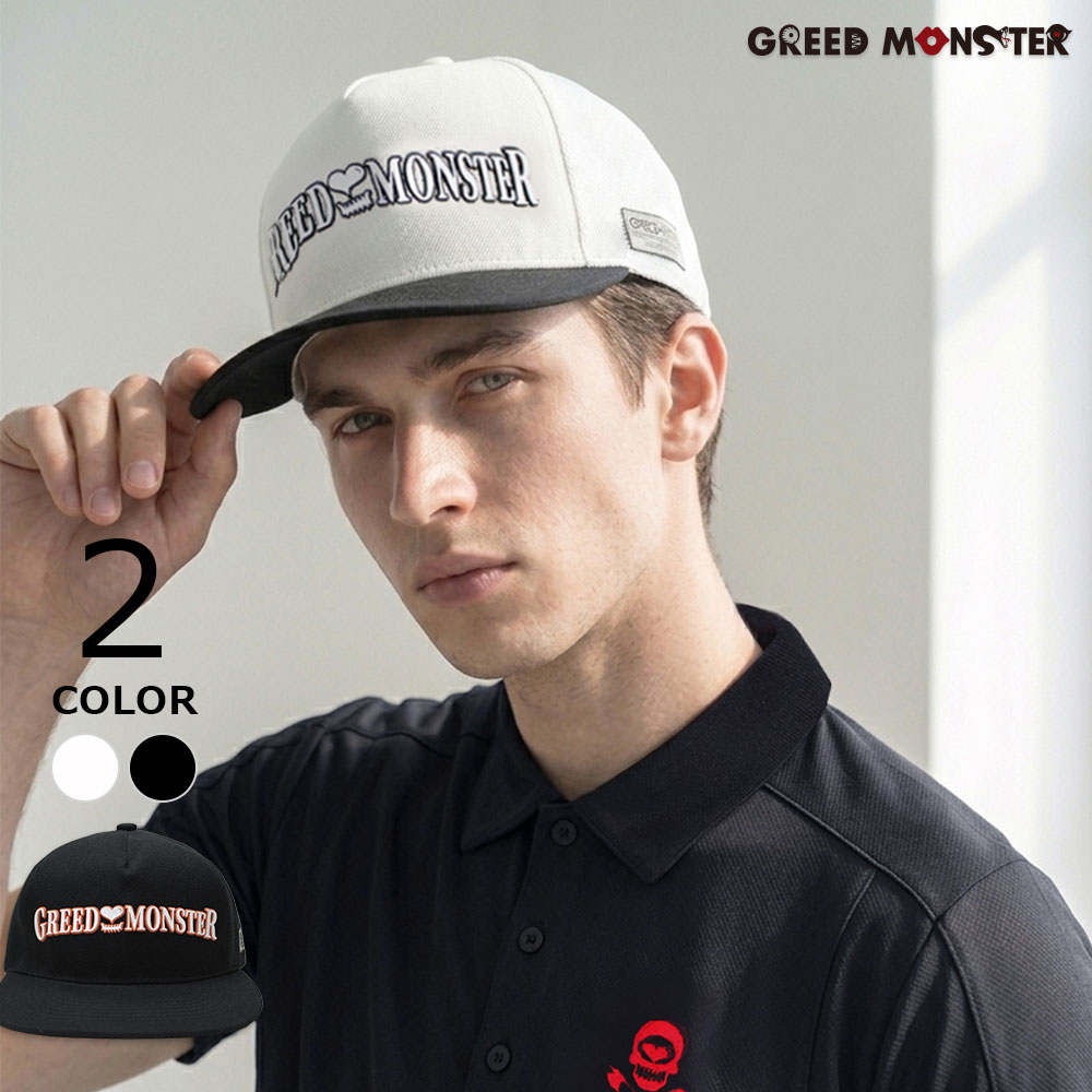 Rakuten - ゴルフキャップ GREED MONSTER グリモン 人気 ブランド 帽子 フラットキャップ メンズ ゴルフ用品 ゴルフグッズ ロゴ 父の日 贈り物 贈答品 ホワイトデー プレゼント 機能性 お勧め人気商品 通販 春 夏 秋 冬 ゴルフ