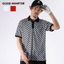 【送料無料】【ポイント10倍】【セール50%OFF!!¥19,800→¥9,900】メンズ ゴルフウェア 半袖ポロシャツ トップス 速乾 半袖 総柄 キャラクター柄 涼しい カットソー ゴルフ用品 半袖ポロ 冷感 ストレッチ 伸縮性 ブランド人気 30代 40代 50代 襟付き カットソー(4)