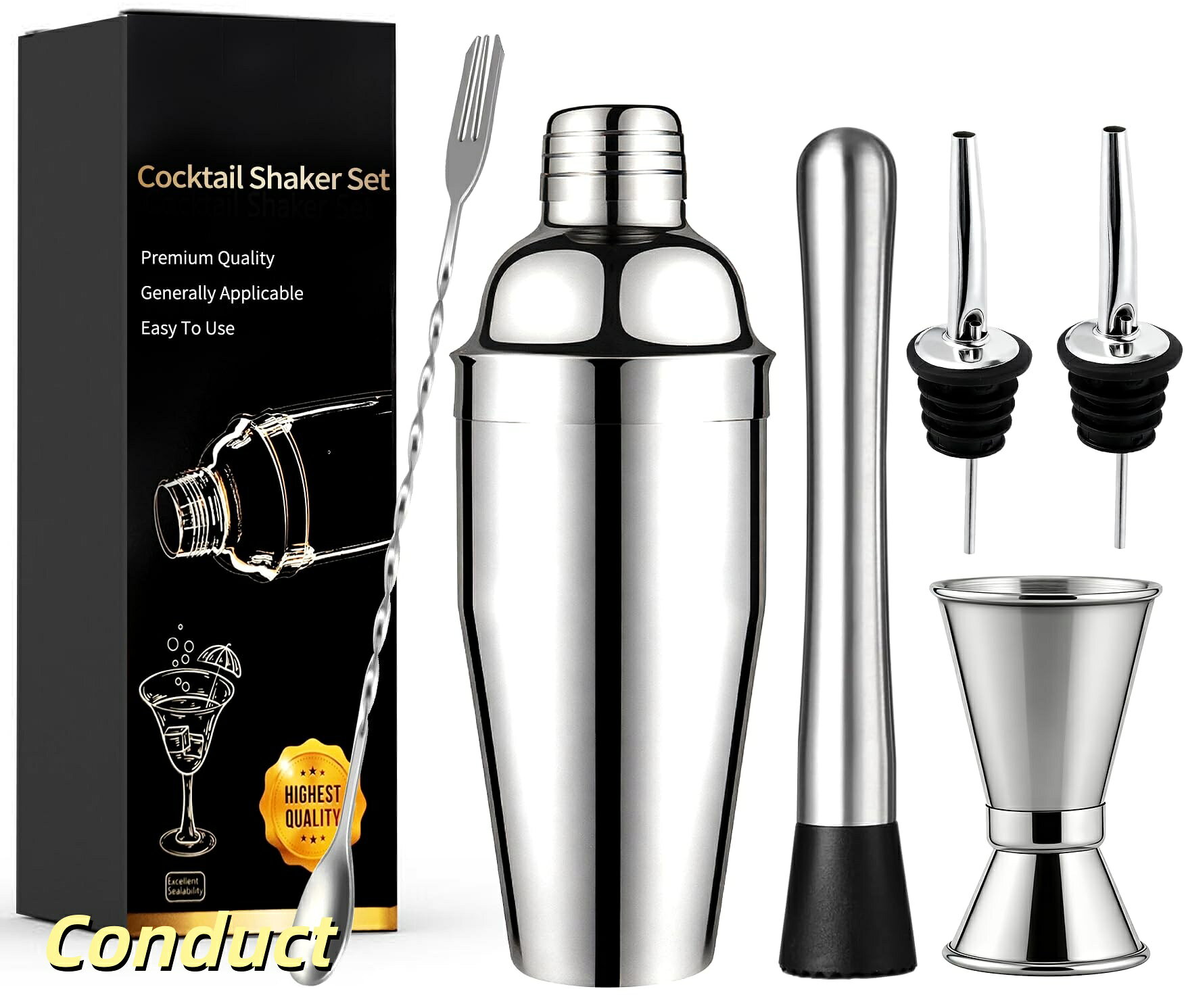 【送料無料】カクテルシェイカー 6点セット カクテル セット 道具 550ml カクテル シェイカー セット ステンレス製 初心者用 バーセット【送料無料】カクテルシェイカー 6点セット カクテル セット 道具 550ml カクテル シェイカー セット ステンレス製 初心者用 バーセット