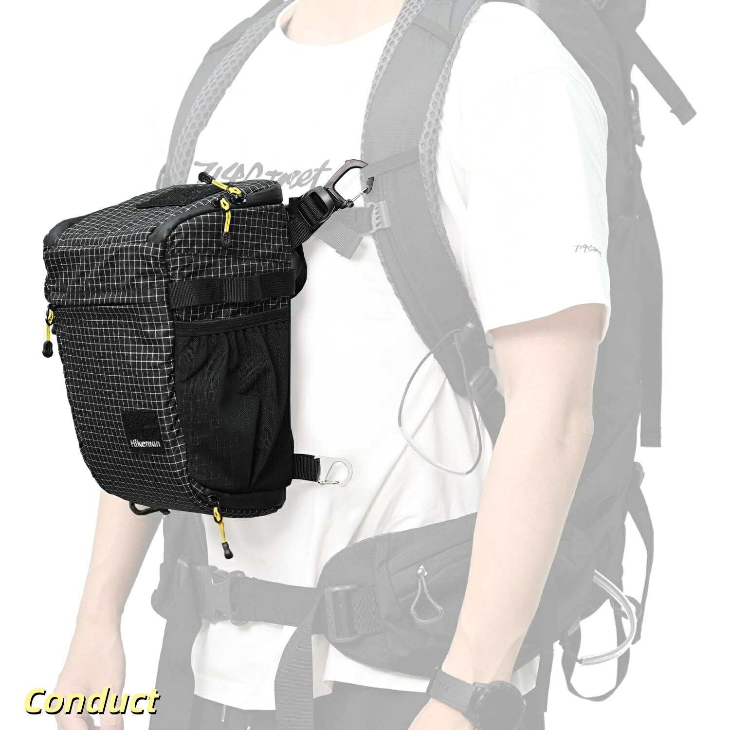 【送料無料】カメラバッグ 登山 リュックに付ける カメラをサッと取出せる カメラケース リュックに固定 カメラショルダーバッグ 多機能