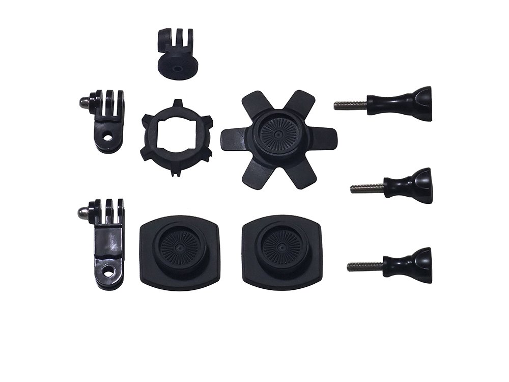 REC-MOUNTS 回転式粘着マウント タイプ1 Rotary Self-adhesive mount(接着式カーブ + 接着式フラットマウント) for GoPro(