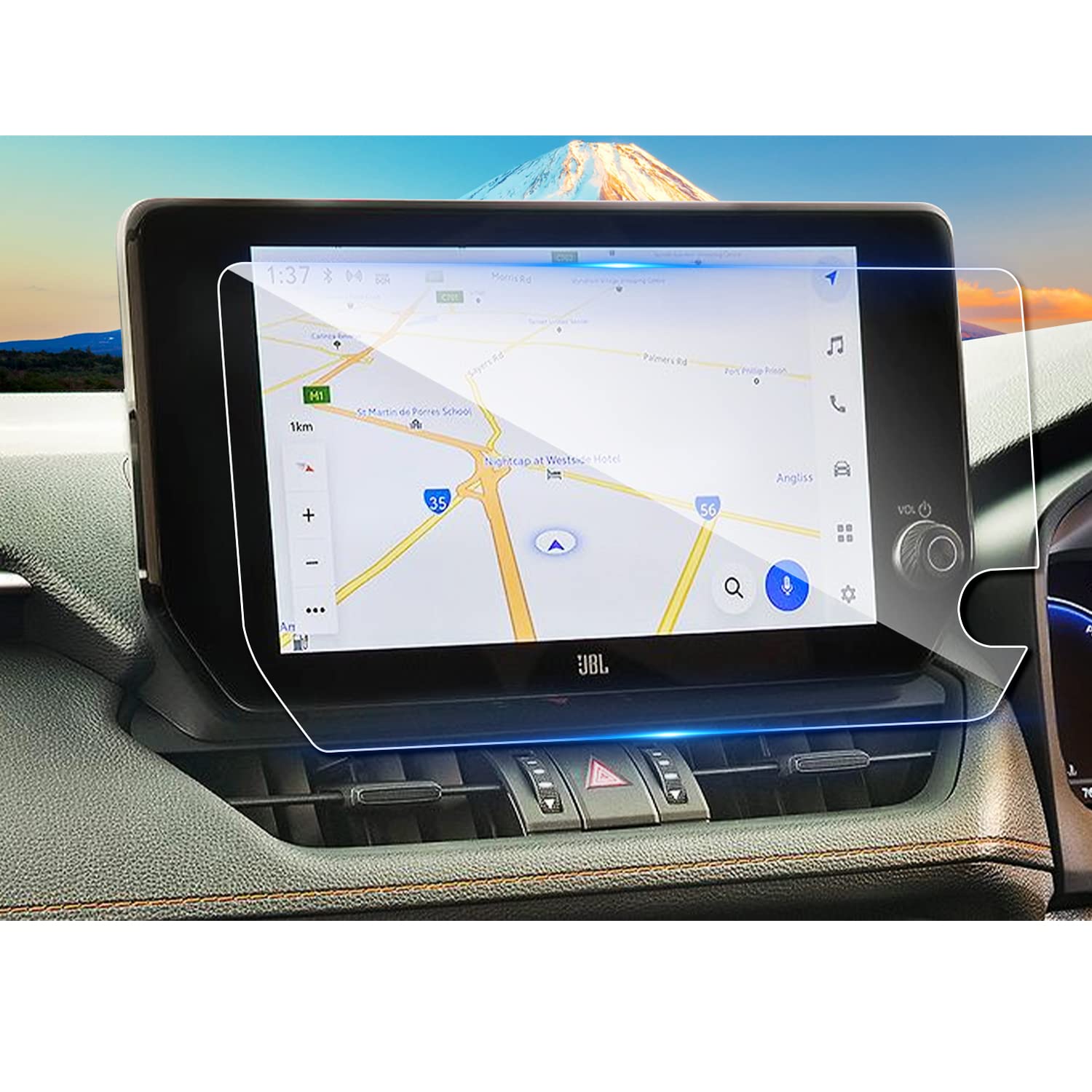 乐天商城 - 【送料無料】ruiya 強化ガラス 2022新型 トヨタ rav4 ナビ フィルム 専用 10.5インチ ディスプレイオーディオ 10.5 フィルム 保護フィル