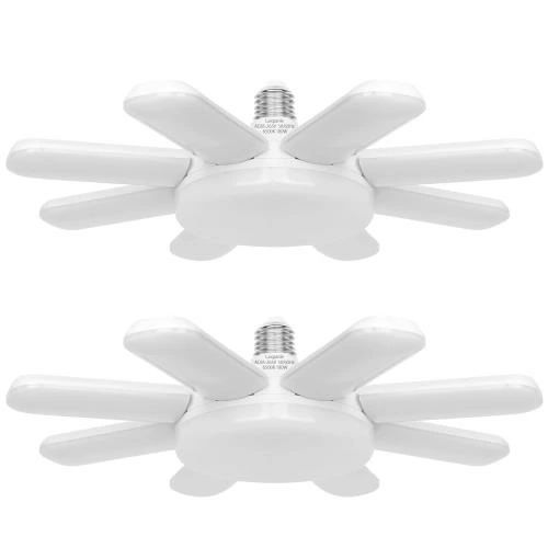 樂天商城 - 【送料無料】Laiqianleガレージライト 180W LED ペンダントライト 9灯式 昼白色 6500K 角度調節可能 折りたたみ 省エネ 作業灯 取付簡単