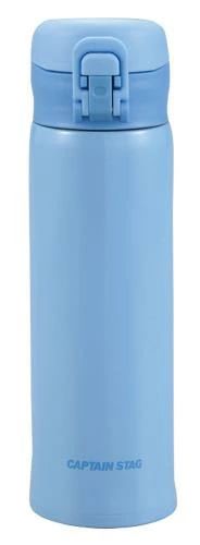Rakuten - 【送料無料】キャプテンスタッグ ゲートロックライト ワンタッチパーソナル ボトル 500ml ライトブルー