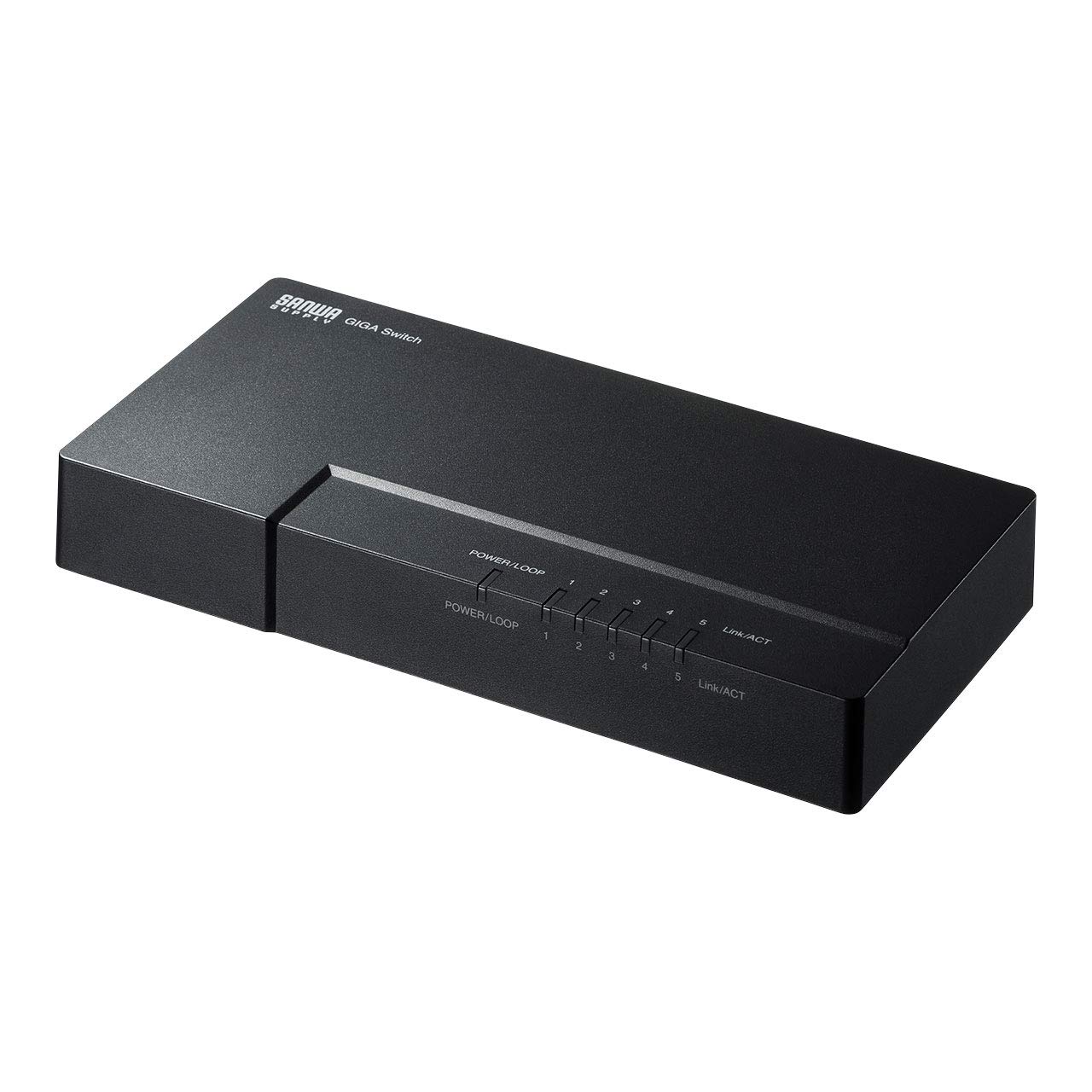【送料無料】サンワサプライ ギガビット対応 スイッチングハブ(5ポート) マグネット付き LAN-GIGAP502BK