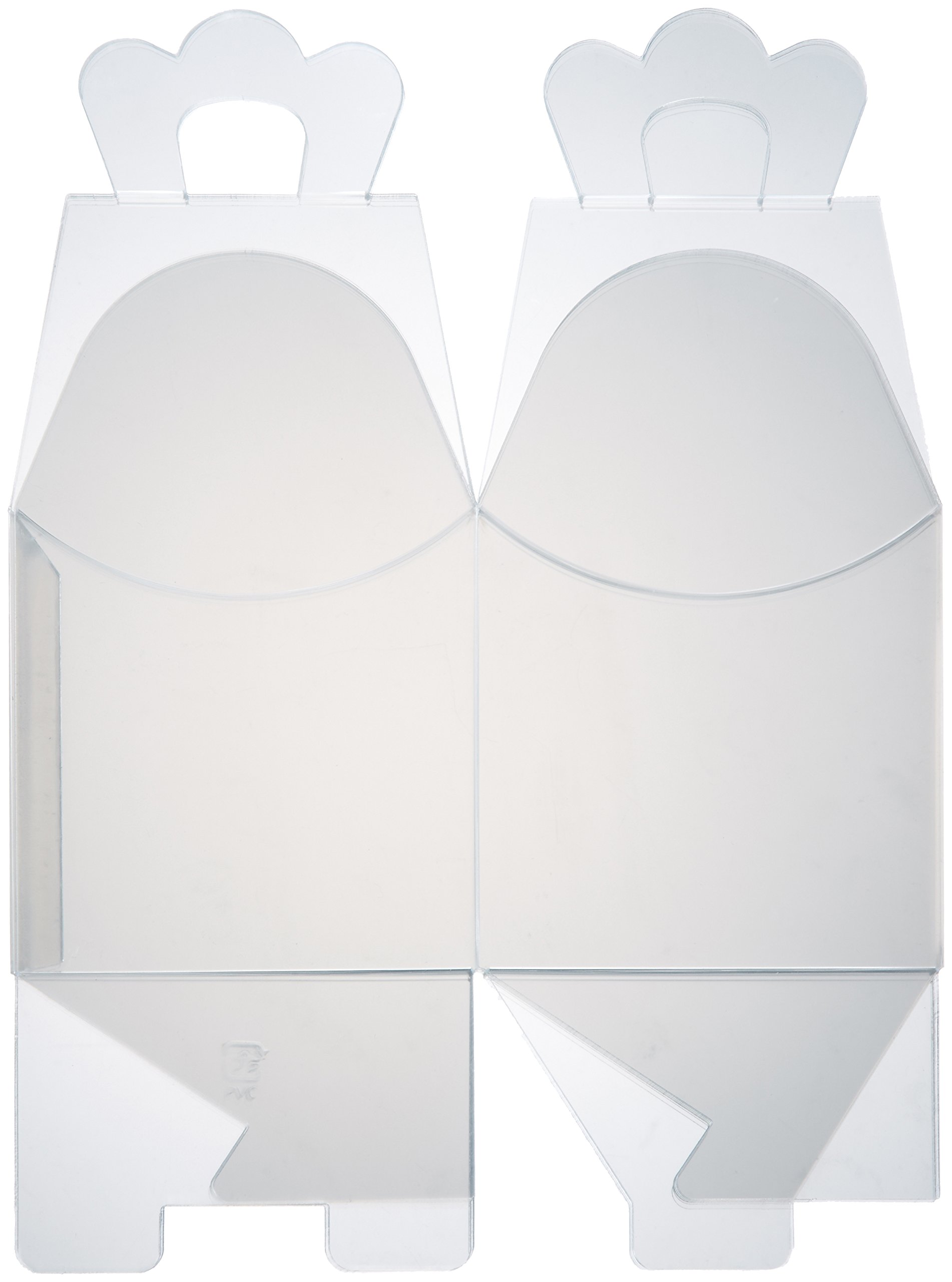 Rakuten - 【送料無料】シモジマ ヘイコー 箱 クリスタルボックス CF-3 9.3x9.3x9.1cm 10枚 006831600