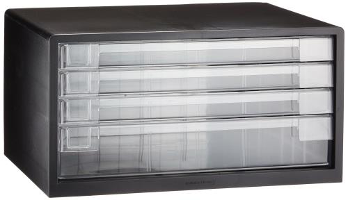 【送料無料】ナカバヤシ アバンテV2 レターケース 書類収納 A3 浅3深1段 クロ A3-44D