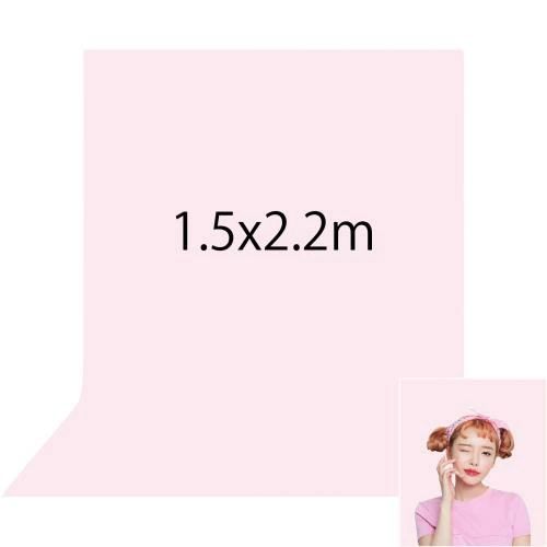 【送料無料】Kate 1.5x2.2m 無地の布 ピンク 背景布 浅ピンク 背景紙 子供の写真 写真スタジオ 撮影用 背景布 写真撮影用 背景幕 装飾用