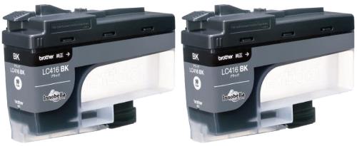 【送料無料】ブラザー工業 LC416BK 純正 インクカートリッジ（ 黒 ）2本セット