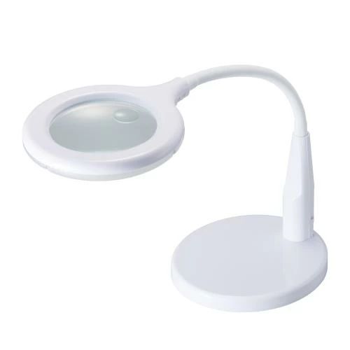 Rakuten - 【送料無料】ホーザン(HOZAN) LEDアームルーペ 卓上スタンド型 フレキシブルアーム コンパクト レンズカバー付属 L-660