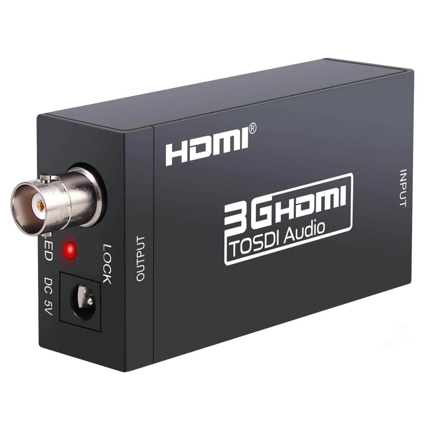 HDMI to SDI コンバーター hdmi sdi 変換器 HDMI to 3G-SDI/HD-SDI/SD-SDI コンバーター 1080P対応 ESD保護機能搭載 VA07