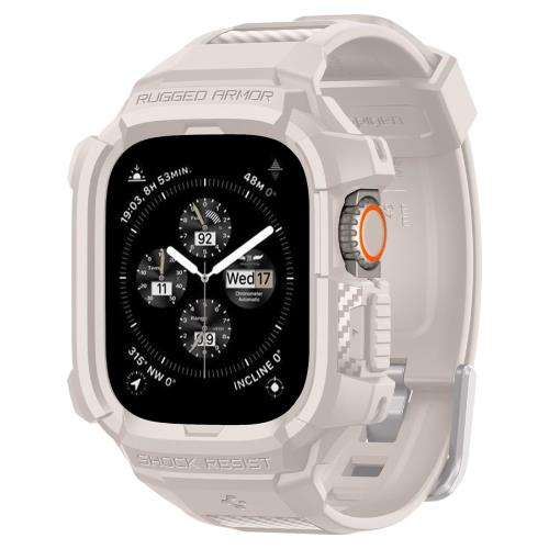 Rakuten - 【送料無料】Apple Watch Ultra2 バンド 49mm 45mm 44mm 42mm 一体型 耐衝撃 PC TPU 二重構造 スポーツバンド 落下 衝撃 吸収 耐久性 傷