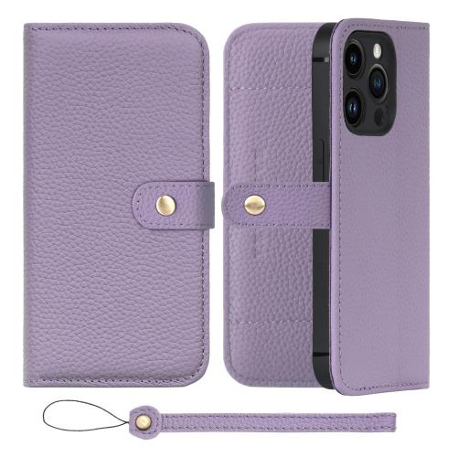 Rakuten - 【送料無料】HANATORA iPhone14Pro ケース 手帳型 本革 スマホケース スマホ スタンド ストラップ 付き シュリンクカーフレザー ギフト