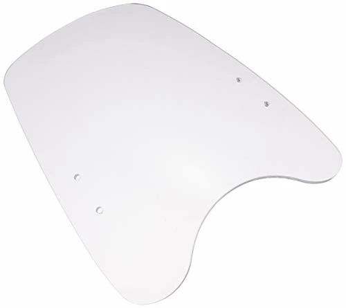 Rakuten - 【送料無料】ai-NET バイク用スクリーン メーターバイザー 中型タイプ クリアスクリーン 風防 汎用 6ヶ月保証付