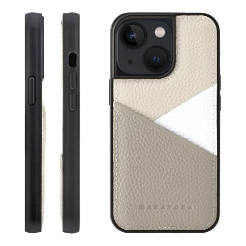 Rakuten - 【送料無料】HANATORA 13mini 専用ケース 本革 耐衝撃 スマホケース スマホ カードポケット パステルカラー シュリンクカーフレザー ギ