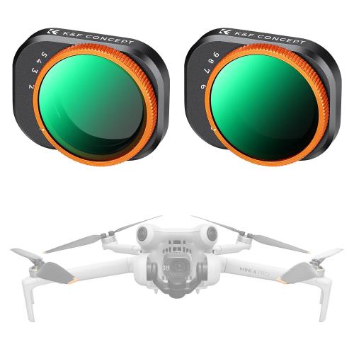 【送料無料】KF Concept DJI Mini 4 Pro用可変NDフィルター ND2-ND32 ...