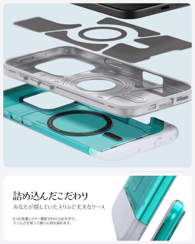 【送料無料】Spigen iPhone 16 Pro ケース MagSafe対応 マグネット搭載 米軍MIL規...