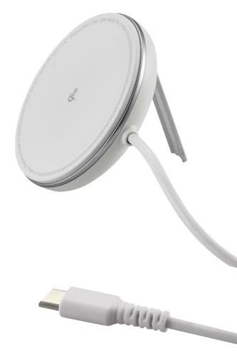 【送料無料】エレコム Qi2 正規認証品 ワイヤレス 充電器 15W マグネット 2Way スタンド 卓上 iPhone 15 14 13 シリーズ対応 ホワイト W